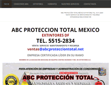 Tablet Screenshot of abcprotecciontotal.net